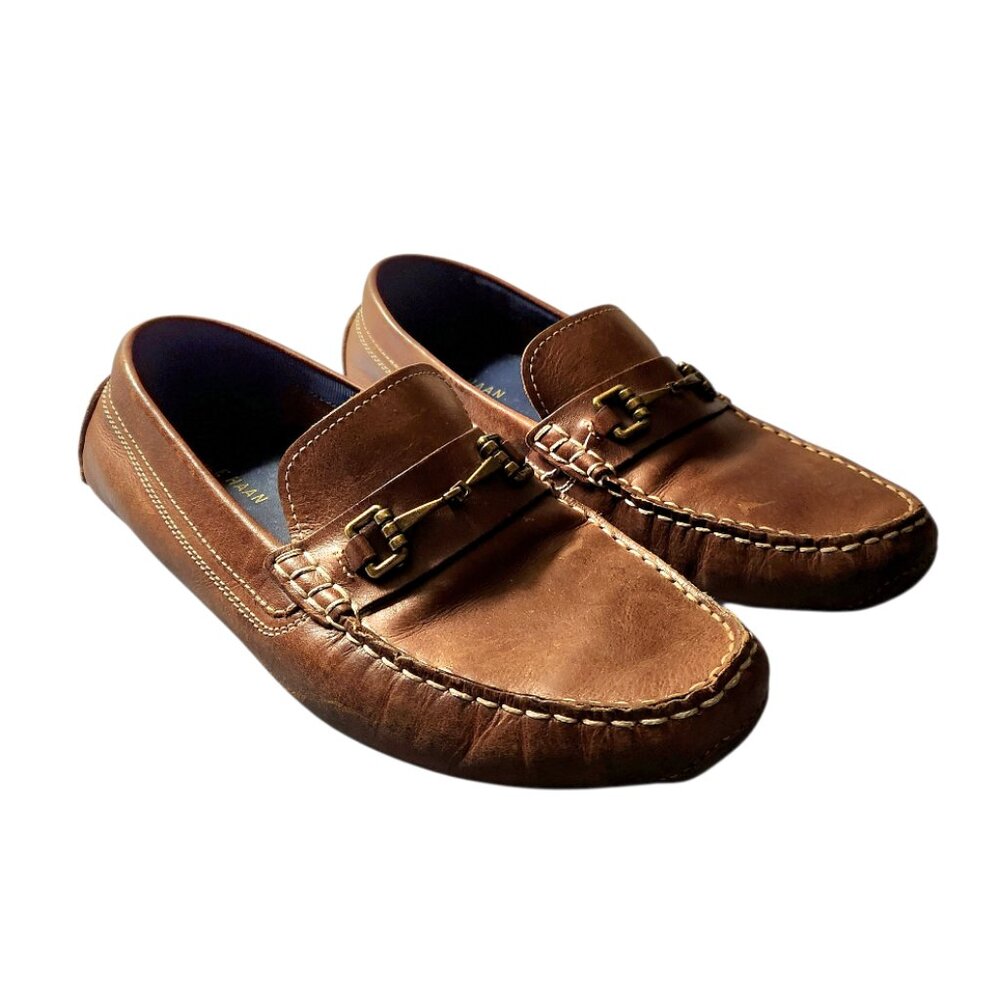 Cole Haan Signature Grand OS Horsebit Driving Loafers Mens Size 10.5 M Brown